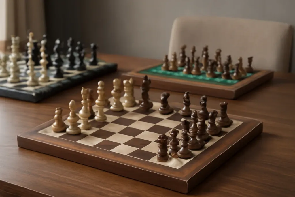 Editorial photograph illustrating Best Chess Sets for Beginners