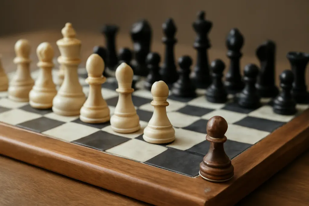 Editorial close-up detail photograph related to Best Chess Sets for Beginners