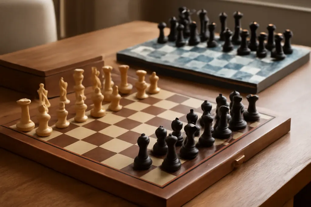 Editorial photograph illustrating Folding Chess Boards With Pieces: A Practical Guide