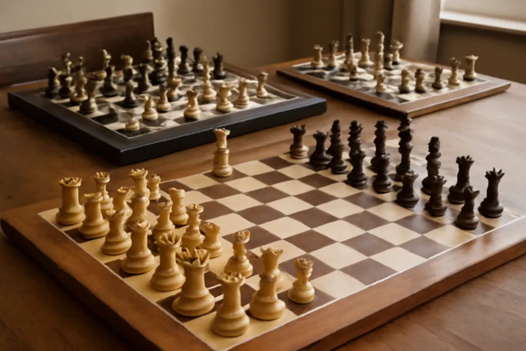 Editorial photograph illustrating Personalized Chess Boards: What to Know Before You Buy