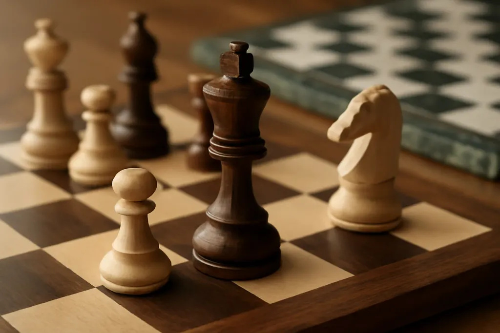 Editorial close-up detail photograph related to Personalized Chess Boards: What to Know Before You Buy